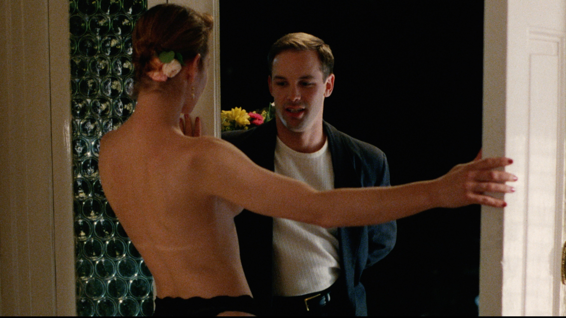 Charise at the Door — still from The Pornographer